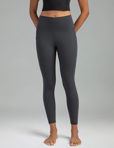 Image of Colorfulkoala Essential 7 /8 Leggings with Pockets | Yoga Pants for Women, Buttery Soft, Tummy Control, Workouts, Pilates, Casual, Gym, Athleisure, 25 inch Inseam