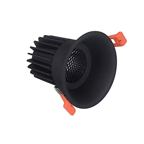 Lighting plafoniera, faretto da soffitto a LED Rotondo 7w / 10w / 15w Lampada da Incasso ad Angolo Regolabile Lampada da Incasso in Alluminio Decorazione per Interni a LED Luce di Pannello a soffitto