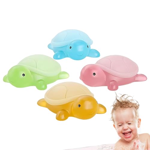 Jabón de baño hidratante para niños, jabón en forma de tortuga, 2.36 x 1.57 x 0.79 pulgadas, portátil, suave y adorable para limpiar, divertido accesorio de baño, lavado facial hidratante