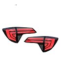 Truvix Rücklicht für den Kofferraum hinten Auto-Rückleuchten für Honda HR-V 2014–2022 für mit Start-up-Animation DRL-Bremssequenz-Blinker(Red taillight)