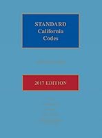 Matthew Bender Standard California Codes: 4-in-1, 2017Edition 1522113991 Book Cover
