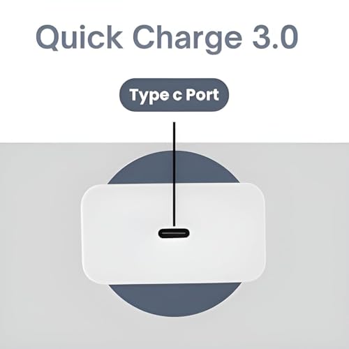 Image of 30W Original Type C Fast Charging Power Adapter for G00GLE 9 Pro XL /9 Pro /8 Pro /8 /8a,7 Pro /7 /7A, Pixel 6 Pro /6, Tablet /Chrome Books & Other USB C Devices (DEC18)