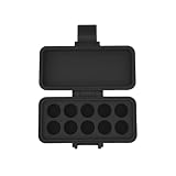 Picture of Planitia Corp. 3D Printed Vial Storage Case - Waterproof 3ml Vial Storage Case with 10 Slots - Freezer Safe Hard Shell Essential Oil Case for Home, Fridge, Travel, 16mm Max Diameter, 35mm Max Height