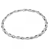 Dazzlingrock Collection 0.36 Carat (ctw) Round Black & White Diamond Ladies Infinity Tennis Link...