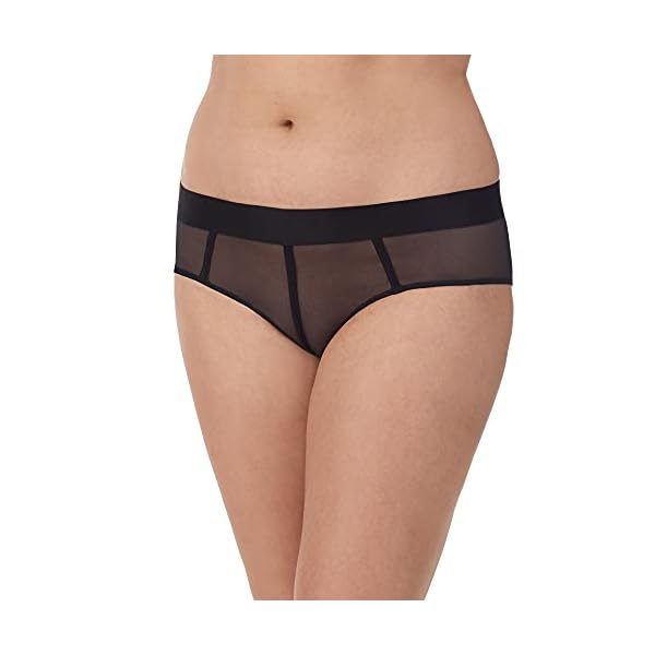 DKNY-Womens-Sheers-Hipster-Panty DKNY Women's Sheers Hipster Panty, Black, Medium