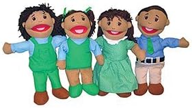 Latino Family Puppets, (Set of 4)