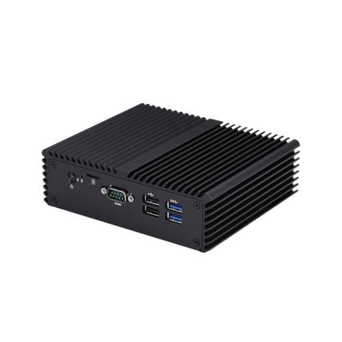 Image of Qotom Fanless Mini PC Celeron 4305U, 2 LAN, HD+DP, RS232, Barebone