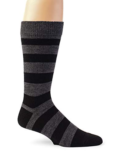 Image of WARRIOR ALPACA SOCKS - Fresh Classic Rugby Stripe - Alpaca Wool Dress Socks