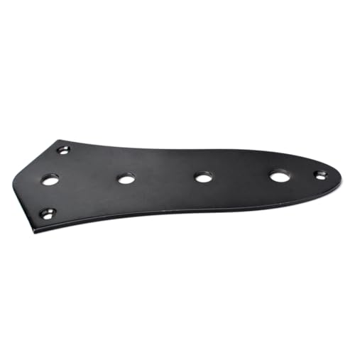 SUPVOX Chrome-plated Steel Control Plate 4 Hole for Bass Bass Control Plate Replacement