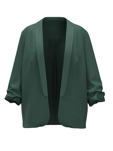 PIECES Damen Pcbosella 3/4 Blazer Noos Qx, Trekking Green, 48 Große...