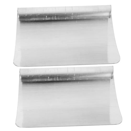 COLLBATH Pig Hair Removal Blades 2pcs Stainless Steel Pig Hair Knife for Hides Lint Remover