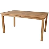 Massiver und stabilder Teak-Tisch