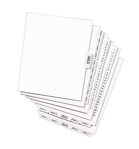 Avery® Legal Exhibit Dividers, Side Tab, 1-10 & TOC, White, 6 Sets by Avery - Image 6