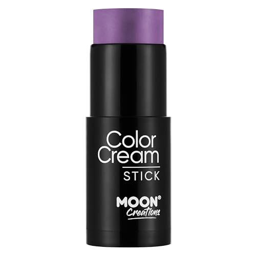 ColorCream Face & Body Paint Stick di Moon Creations - Trucco professionale per viso e corpo, per adulti e bambini, 21 g, colore: Viola