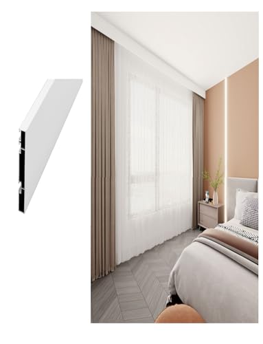 Cenefa para ventana decorativa de 210 cm ideal para salones modernos y opacos