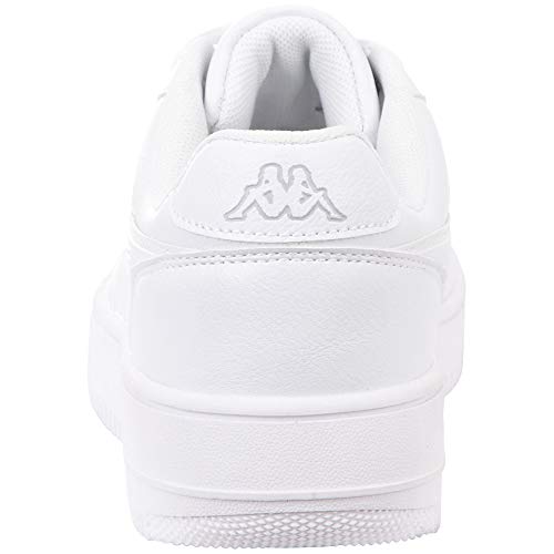 Kappa Bash Sneakers Basses Mixte en blanc et noir - 5