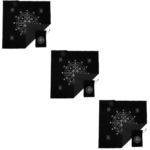 Tapis de lecture tarot velours pour protéger vos cartes noires