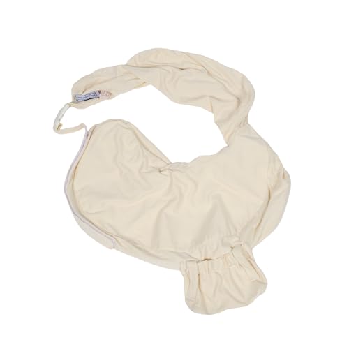 Image of My Brest Friend Super Deluxe Nursing Pillow Cover - Slipcovers for Baby - Adjustable Fit, Easy Care, Durable - Nursing Pillow Not Included 100% Organic Cotton Oat