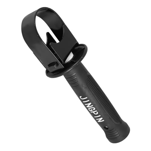 Mikikit Replacement Handle Drill Metal Plastic Hammer Drill Handle Ergonomic Design for Comfortable Grip