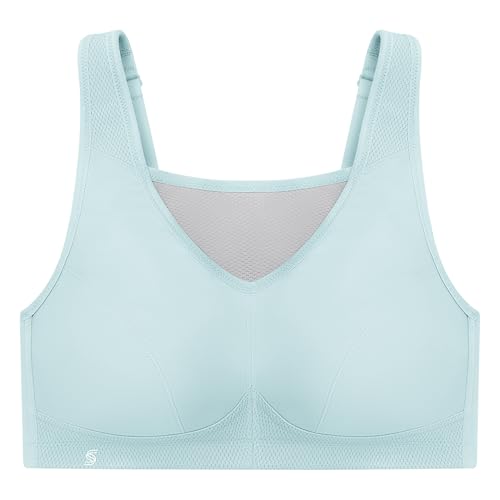 Image of Glamorise Women's Stretch Cotton Non-Wired Sports Bra