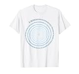 Irrationale Zahl Pi Symbol Unendlichkeit Helix Spirale Mathe T-Shirt