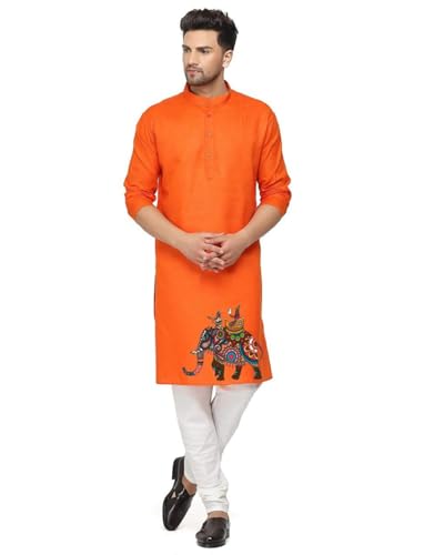 Image of Men's Digital Printed Kurta for Festival