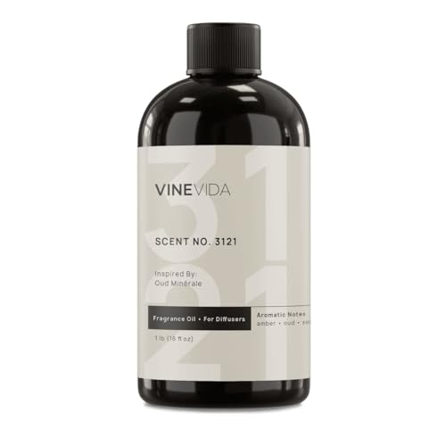 VINEVIDA [16 Oz] Inspired by: Oud Minerale; Diffuser Oil Refill | Premium Scent Diffuser Oil for Home | Non-Toxic Fragrance