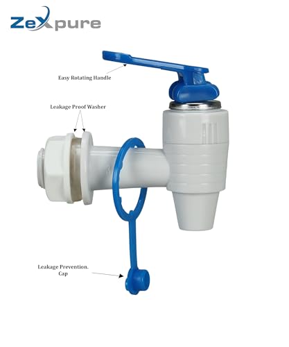 Image of RO Tap Set - Universal Water Purifier Tap - White - Suitable for all RO /UV /UF water purifiers, water pots, and plastic cans (Pack of 4)