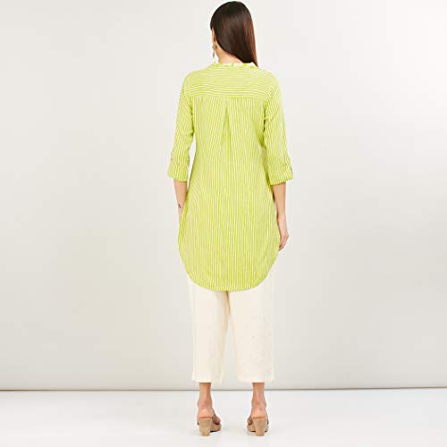 Image of Max Women's Printed High-Low Kurta