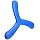 Boomerang Homoyoyo de material EVA azul, ligero, 22.5x22.5 cm, para actividades al aire libre y ejercicio miniatura 1