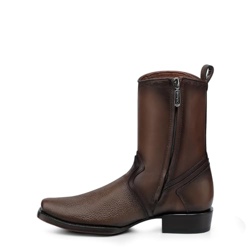 Cuadra Men's Leather Western Boots Honey Brown 1J3FRS4