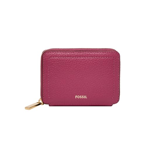 10,2 cm L x 1,9 cm W x 3 cm H Fossil Logan - Porta carte da viaggio in formato busta, colore: Rosa