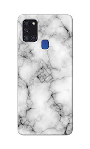 Image of Light White Marble Texture Natural Pattern Hard Back Case Cover for Samsung Galaxy A21S, SM-A217F / DS, SM-A217M / DS, SM-A217F / DSN Back Cover -(J5) VNS2230