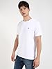 Calvin Klein Men's 2 Pack Monologo Short Sleeve Round Neck T-Shirts, Multicolor (Rock Ridge/Bright White), 3XL #3