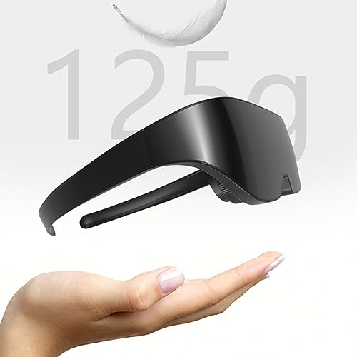 Luqeeg スマートグラス VRヘッドセット 4K HD 3D IMAXゲイントスクリーン Luqeegz3oeygf9h0 の商品画像 3