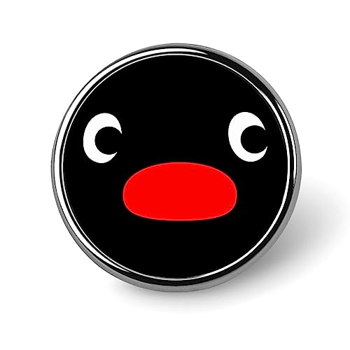 ブローチ ピングー キャラクター ペンギン ピンバッジ 丸い 徽章 金属バッジピン 丸型ボタンバッジ デコレーション タックピン ピンブローチ ボタンブローチ 合金製 メンズ レディース アクセサリー ネクタイピン おしゃれ ギフト かわいい