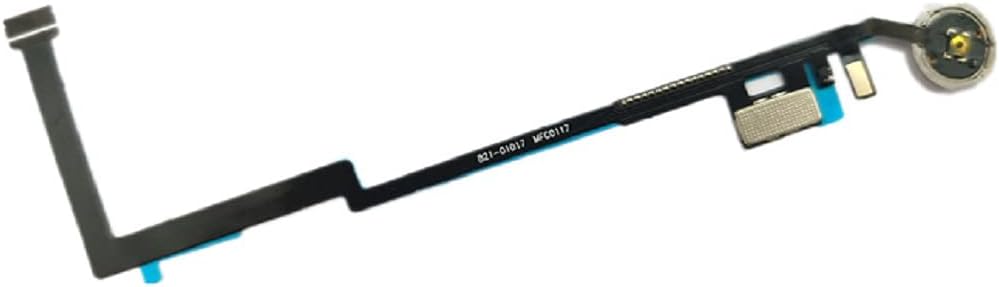 YESUN Home Button with Flex Cable Ribbon Assembly for IPad 5 2017 9.7 Inch/for Ipad 6 2018 9.7 Inch A1822 A1823 A1893 A1954 Return Menu Button Replacement Parts (White)