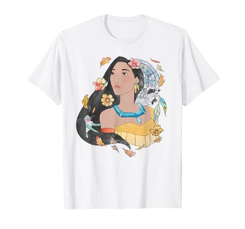 T-shirt graphique aquarelle Disney Pocahontas Dreamcatcher T-Shirt