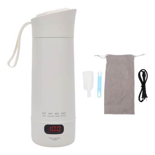 Hervidor eléctrico portátil de agua 400ml con control de temperatura miniatura 5