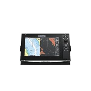 Simrad NSS9 evo3S – 9-inch Multifunction Fish Finder Chartplotter with Preloaded C-MAP US Enhanced Charts