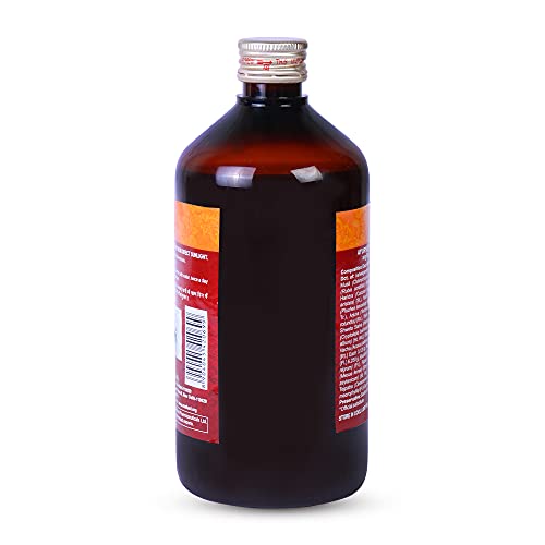 Image of Multani Asvagandhadyarista Syrup | Useful In Weakness, Stress & Strain | Usefull in Vertigo | Improves Tiredness, Sleep Quality, Nervine Strength | 450 ml