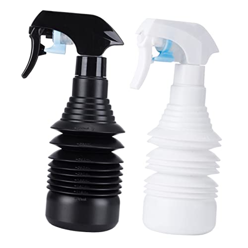 CIMAXIC Botellas Pulverizadoras Plegables 2Pcs Para Riego y Estilo De Cabello Pulverizador De Agua Portátil En y