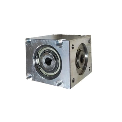 Mechanical Steering 1pcs 90 Degree Spiral Bevel Gear Reversing Gearbox 1:1 Ratio Single Output Shaft Gearbox 8mm Bore Reduction Gearbox Direction Transmission
