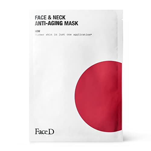 FaceD 3-LURONICS anti-wrinkle face&neck mask, bianco - Image 2