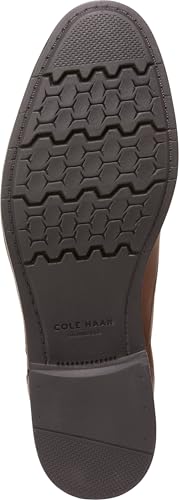 Cole Haan Men's Newmark Grand Cap Toe Oxfords, British Tan/Dark Brown, 11-M US
