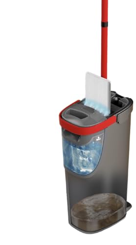 Vileda Zestaw do czyszczenia mopa podłogowego H2PRO płaski trzonek system podwójnego zbiornika