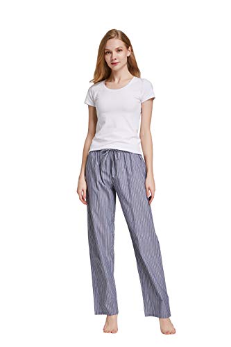 Image of CYZ Women's 100% Cotton Woven Poplin Sleep Pajama Pants
