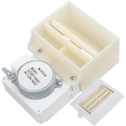 Upgrade 242303001 Refrigerator Damper Assembly AP5788340 Air Damper Control Assembly Compatible with Frigidaire & Crosley White replace 3016452 PS8746718 EAP8746718 Fits DFH FFEFFH FFS