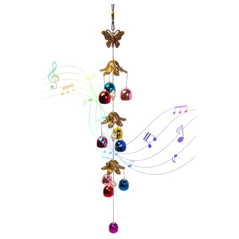 Handmade Colourful Rainbow Seashell Wind Chimes Cover