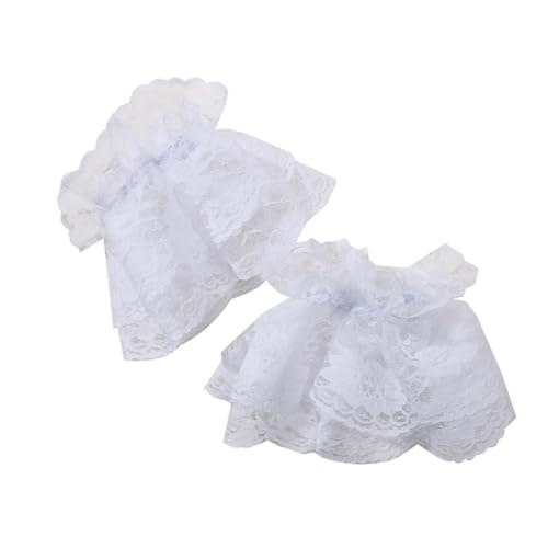 Women Short Lace Hand Cuff Gloves Elegant Wedding Party Fingerless Wrist Length Gloves3